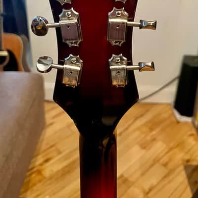 1966 Mosrite Celebrity Hollow Body - Restored to Perfection! Sexy Time Red image 4