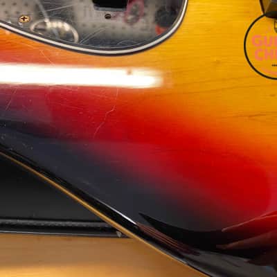 1997 Fender Japan JB75-90US '75 Reissue Jazz Bass – 3-Tone Sunburst | CIJ | USA Pickups | Rosewood Board image 12