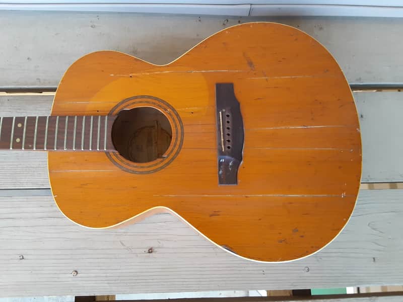 Vintage 1970's Framus Nashville Acoustic Guitar Project! Flamed Maple! image 1