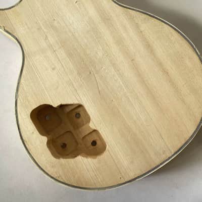 Maple Veneer Top Guitar Single Cut Basswood Body image 8