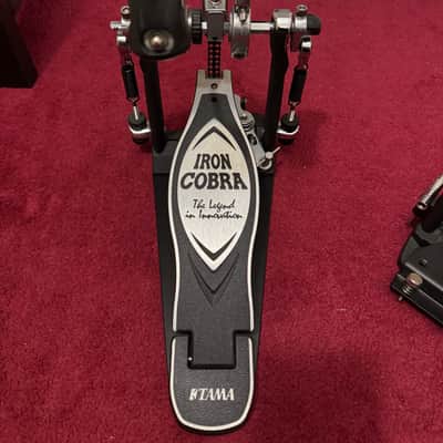 Tama HP900PWN Iron Cobra 900 Series Power Glide Double Bass Drum Pedal Black/Chrome image 10