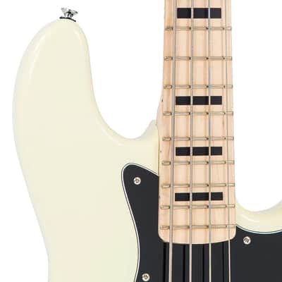 Vintage VJ74MVW ReIssued Maple Fingerboard Vintage White image 4