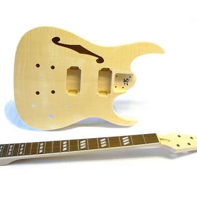 E-Gitarren-Bausatz/Guitar DIY Kit ML-Factory® MLS Hollowbody Flame Top image 4