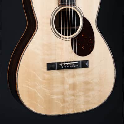 Santa Cruz 00-42 Cutaway African Blackwood and Bearclaw German Spruce Custom Used (2024) image 1