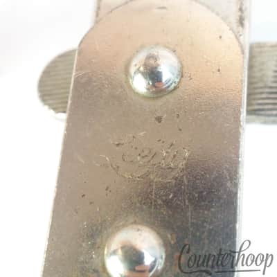*Leedy Clamp-On Dual Bass Drum Hoop Slider Mounts+Cymbal Felt Holder Vintage 30s image 2