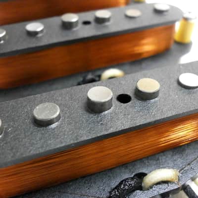Stratocaster 1954 Pickups VINTAGE CORRECT Alnico III A3 Set HandWound Fits 50s Fender Strat 1950s 54 55 56 Q image 7