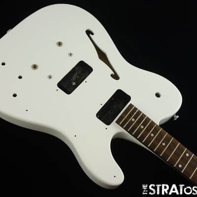 Fender JA-90 Jim Adkins Thinline Tele BODY + NECK Telecaster White Ash image 2
