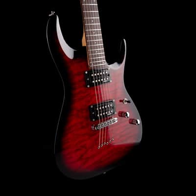Used Schecter C-6 Plus Cherry Burst Electric Guitar No Can No Bag image 6