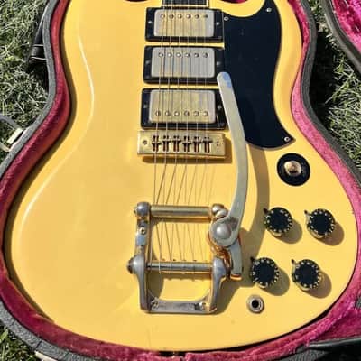 Gibson SG Custom with Bigsby Vibrato 1971 - 1979 - White image 2