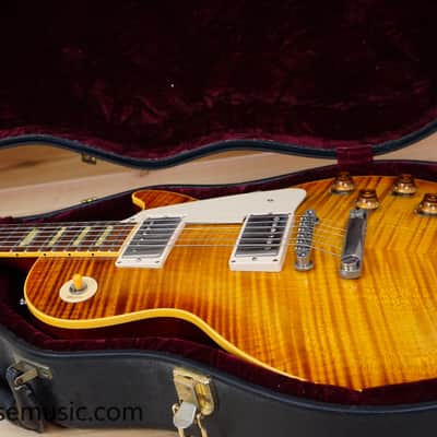 Gibson Custom Shop Historic Collection '59 Les Paul Standard Flametop Reissue 1995 - Iced Tea Burst image 21