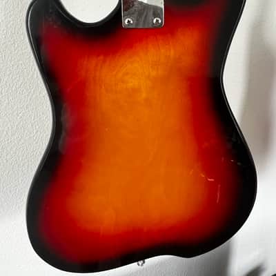 Heit Deluxe (Kawai/Teisco) Vintage 2 Pickup Mid 60's - Sunburst image 6