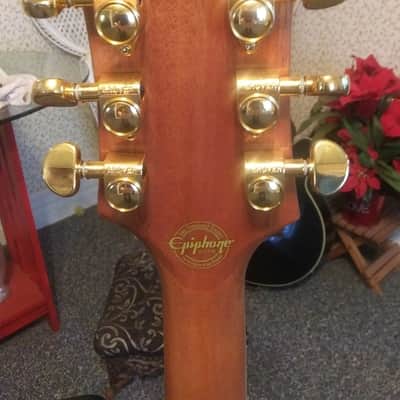 Epiphone Koa Kat 2018 Koa Wood And Gold image 8