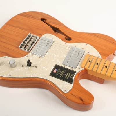 Fender American Vintage II 1972 Telecaster Thinline Maple Fingerboard Aged Natural FENV15859 image 5