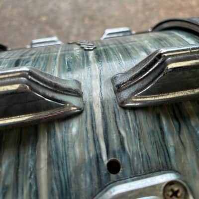 Rogers PowerTone 1969- 12x8 tom - Blue oyster image 7