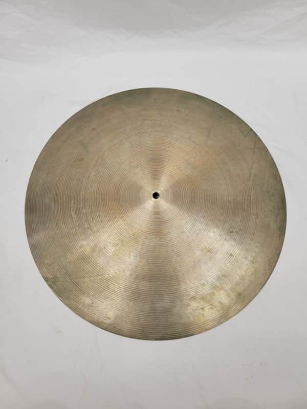 Zildjian 20" A. Zildjian Hollow Logo Flat Top Ride Cymbal 1978 - 1982 (C013-C18) image 1