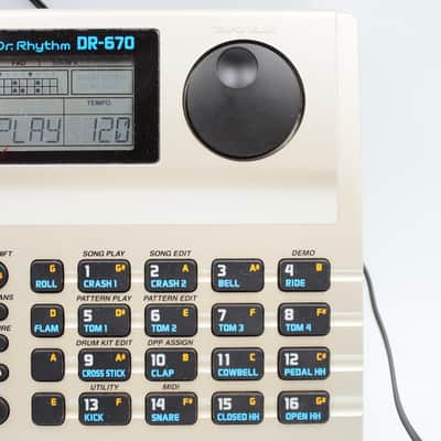 Boss DR-670 Dr. Rhythm With Power Supply Drum Machine BS08105 image 3