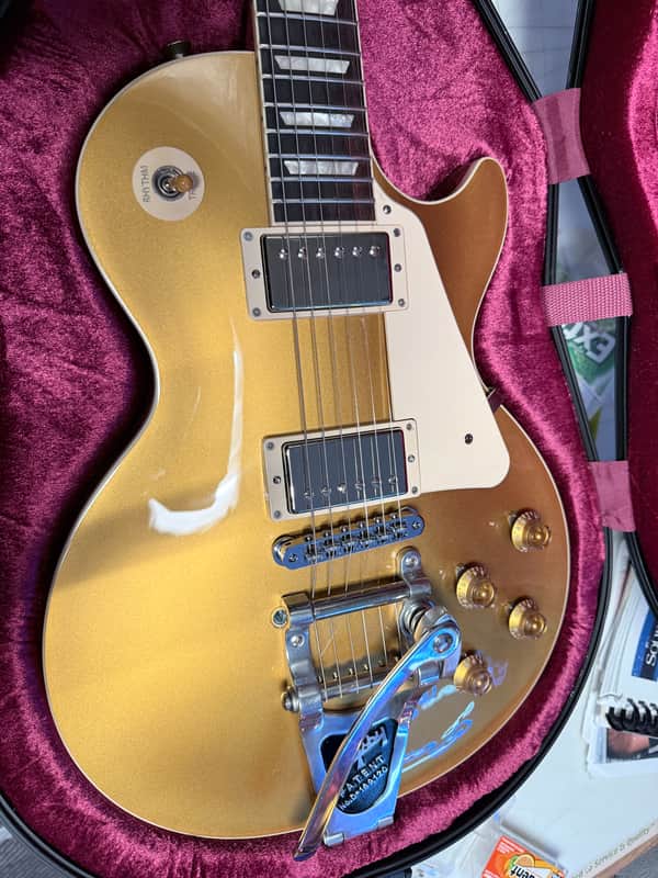 Gibson Les Paul Standard 50s 2020 - Gold Top w/ Bigsby image 1
