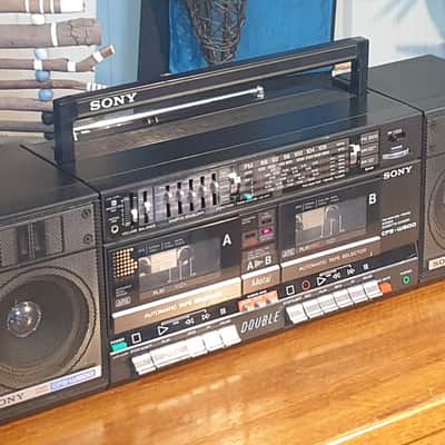 Vintage 1985 Sony CFS-W600 Boombox Cassette Radio +BONUS Bluetooth! image 3