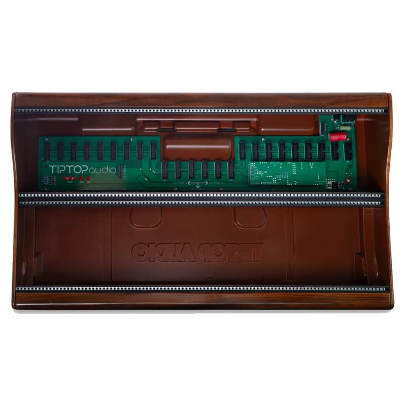 Tiptop Audio Mantis Eurorack Case (104HP - 6U Powered) Buchla Wood Finish Edition image 1