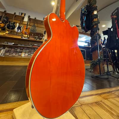 Gretsch G5622T Electromatic Center Block Double Cutaway with Bigsby, Laurel Fretboard 2019 - Present - Orange Stain image 8