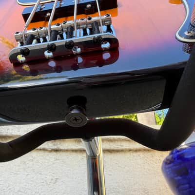 2002 Squier Standard Precision Bass Special P/J – 3-Color Sunburst - String-Through image 16