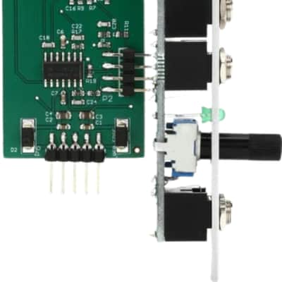 2hp VCA Dual Linear VCA Eurorack Synth Module, Silver image 5