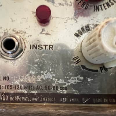 Vintage 1960’s Multivox Corp Premier 90 Tube Reverberation Unit~Spring Reverb~Rare~NOW @NEW REDUCED PRICE! image 11