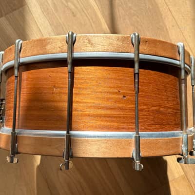 Leedy Single Tension 1-ply Solid Mahogany 1910's - Clear Nitro Lacquer image 2