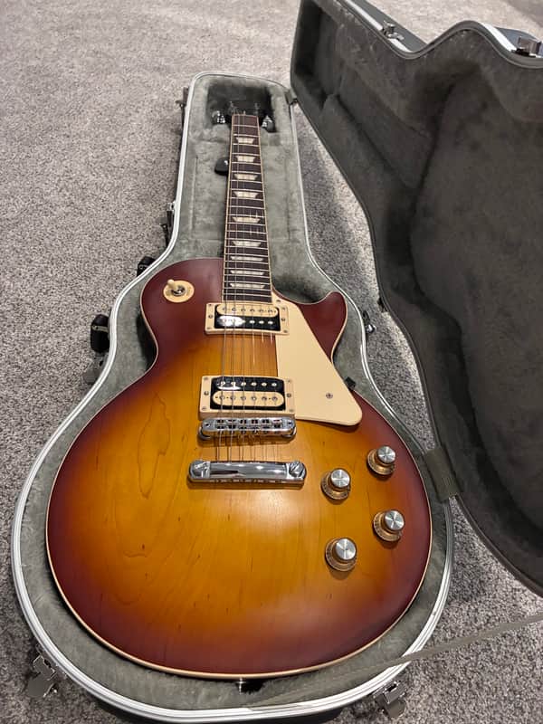 2021 Gibson Les Paul Traditional Pro V Satin  - Iced Tea