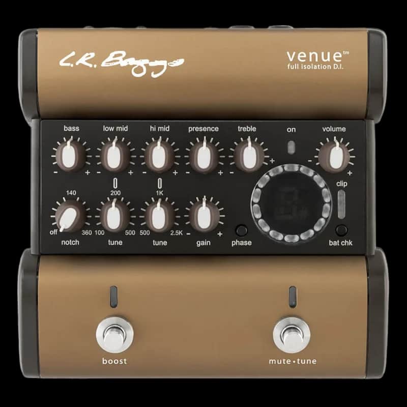LR Baggs Venue DI Acoustic Guitar Preamp / DI / EQ / Tuner Pedal image 1