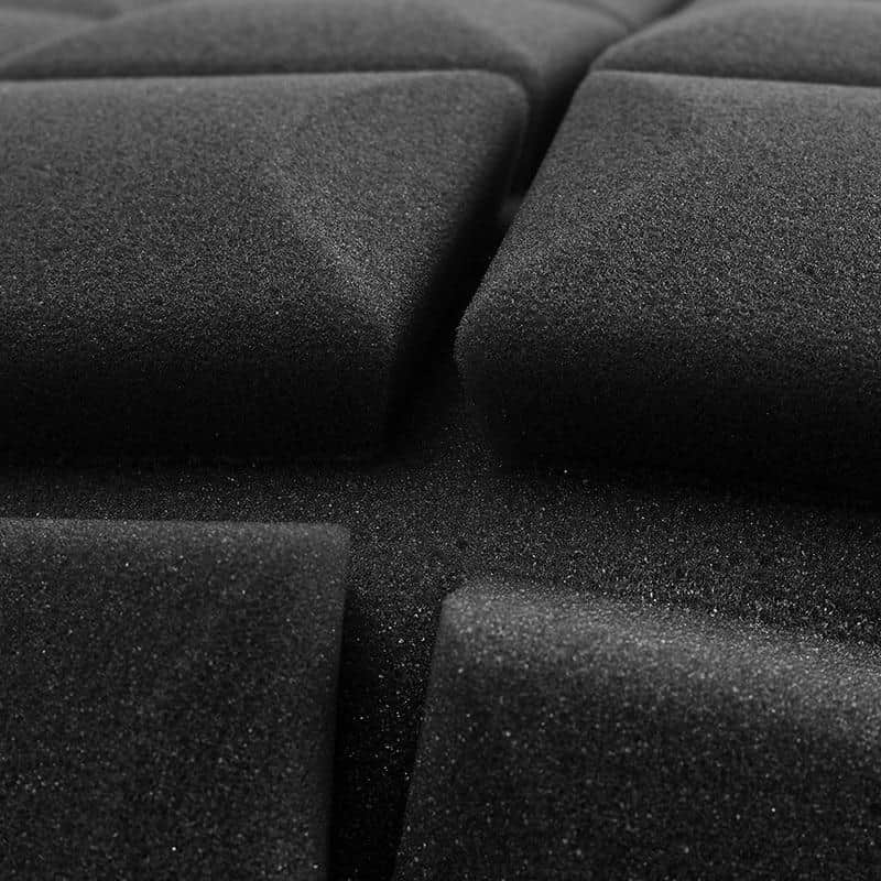 4 Pcs 500 x 500 x 50 mm Soundproof Acoustic Foam Panels (Black) image 1