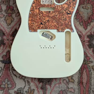 Fender Telecaster Deluxe Nashville Electric guitar body 2017-2021 - White Blonde with 2 pickguards image 1