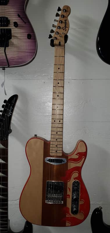 Squier Telecaster - Heavily Modded - Custom Natural image 1