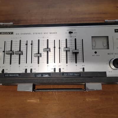Sony MX-12 Mixer 1975 - Silver Vintage image 2