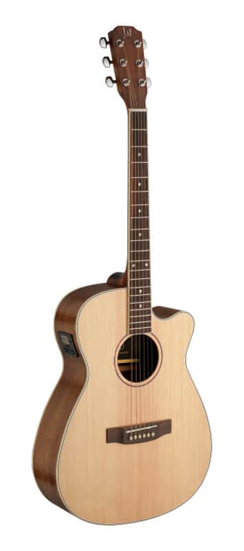 J.N GUITARS Asyla Series 4/4 Cutaway Auditorium Acoustic-electric Guitar With Solid Spruce Top image 1