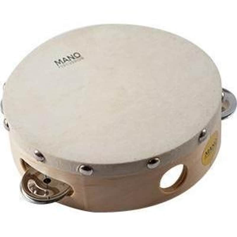 Mano Percussion #MP-TH6-4NT   - 6" Non-Tunable Tambourine with 4 Cymbals. image 1