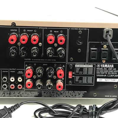 Yamaha DSP-A2 Natural Sound AV Amplifier image 7