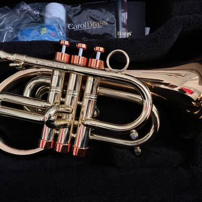 Carol Brass Phat Puppy Pocket Flugelhorn Bb Trumpet image 4