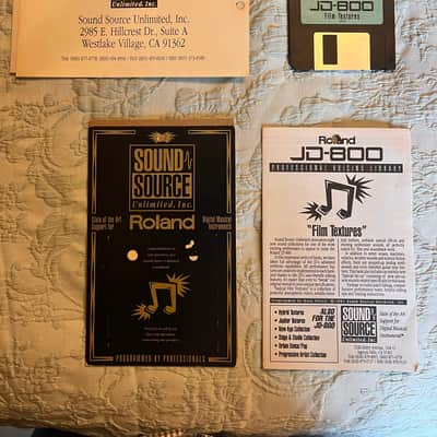 Roland Sound Source Unlimited JD-800 "Film Textures" JD-803 image 1