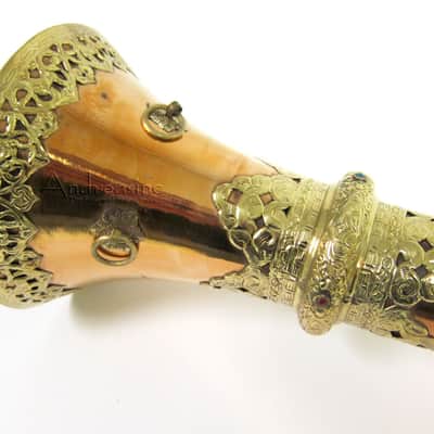 8ft Copper Rag-Dung Ceremonial Tibetan Horn image 3