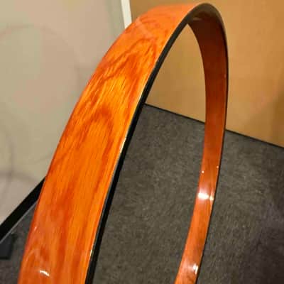 Yamaha Oak Custom 22" Bass Drum Hoop Pair in York Honey Amber (Rm 4) image 2