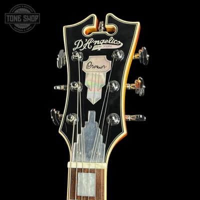 Used D'Angelico Premier DC Semi-Hollow Stoptail Dark Iced Tea Burst w/bag TSU24806 image 4