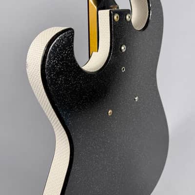 Silvertone 1448 With Case Amp 1962 - 1967 - Black image 18