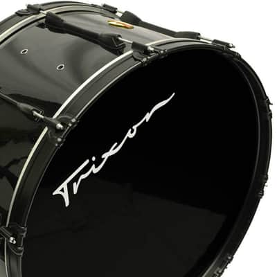 Trixon Field Series Marching Bass Drum 26×14 - Black image 2
