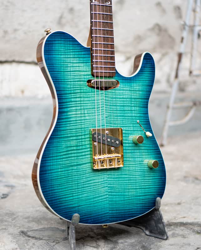 EF Parama by Odieng 6 string 2024 Ocean Burst image 1