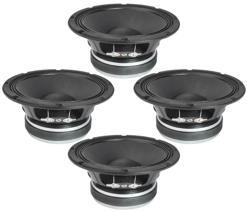 4x Faital Pro 8FE300 8" Midrange / Midbass 500W Car Audio Speaker 8-Ohm 95dB image 1