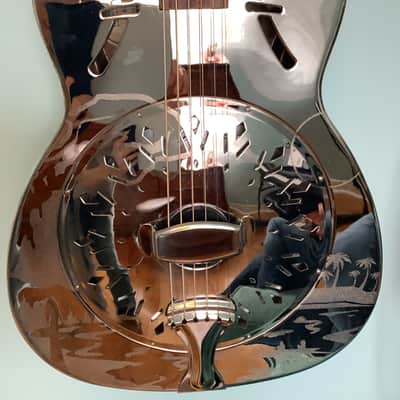 Fender FR-55 Metal Resonator Hawaiian Volcano image 1