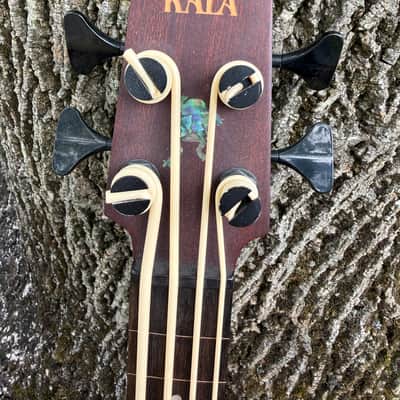 Kala U- Bass Fretless Acoustic Electric Bass- 29”- Hipshot Tuners New Strings & Setup image 5