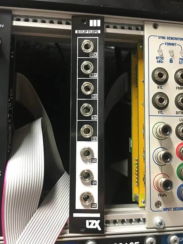 LZX Industries Castle 111 D Flip Flops Eurorack Synthesizer Module 2008 - Present - Black image 1