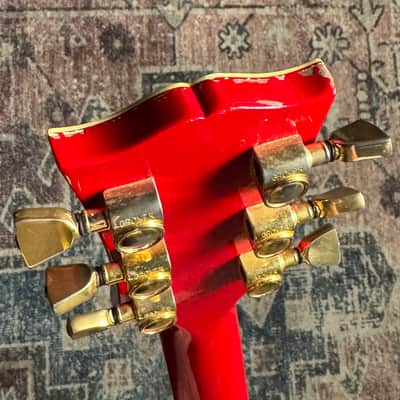 1986 Gibson Les Paul Custom Ferrari Red Rare Left Handed Vintage Electric Guitar W/ Original Hardshell Case! image 15
